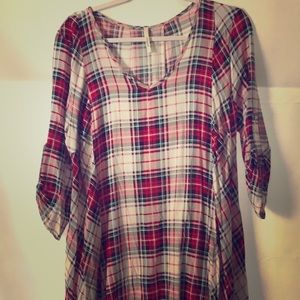 Plaid dress